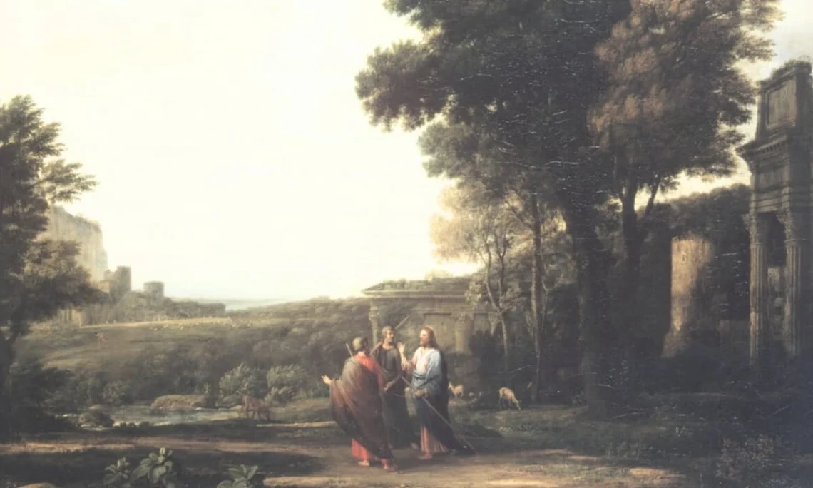 “The Road to Emmaus” by Fritz von Uhde