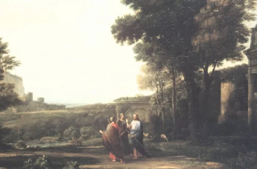 “The Road to Emmaus” by Fritz von Uhde