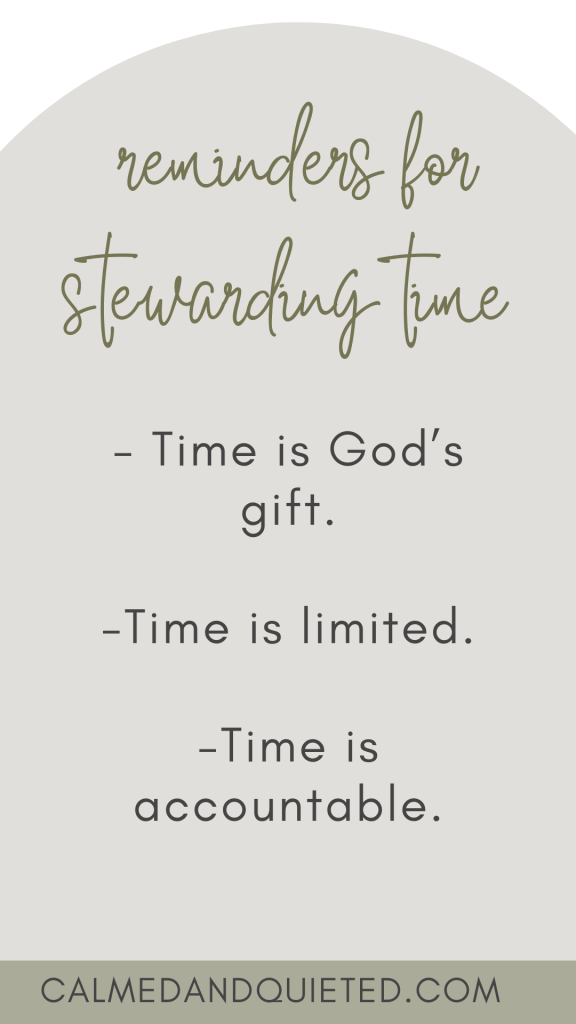 Reminders for stewarding time